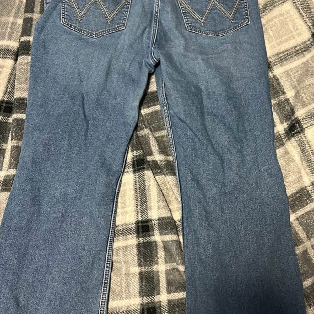 Wrangler Blue Flare & Wide Leg Jeans